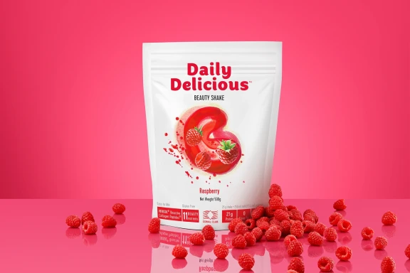 Daily Delicious Beauty Shake o smaku malinowym
